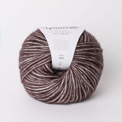 Infinity Aquarelle ( 5042 DUSTY PURPLE) 65% хлопок, 35% мериносовая шерсть 50 гр/110 м